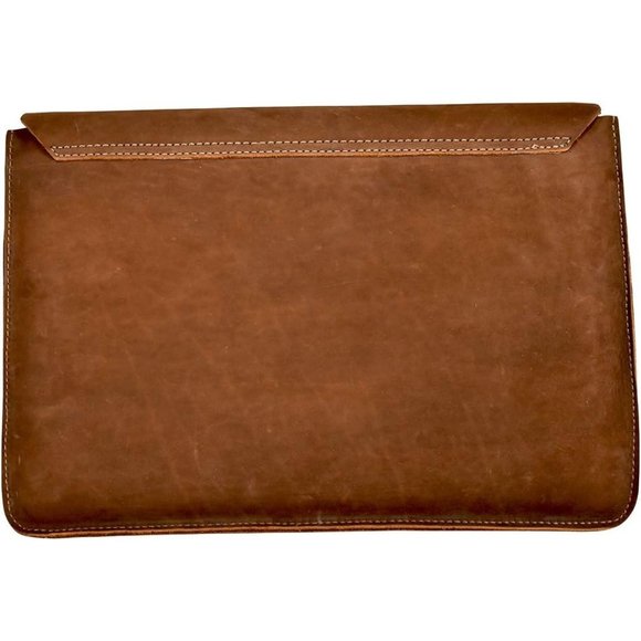 Men's Brown Leather Folder and Document Holder bag - Picture 7 of 11